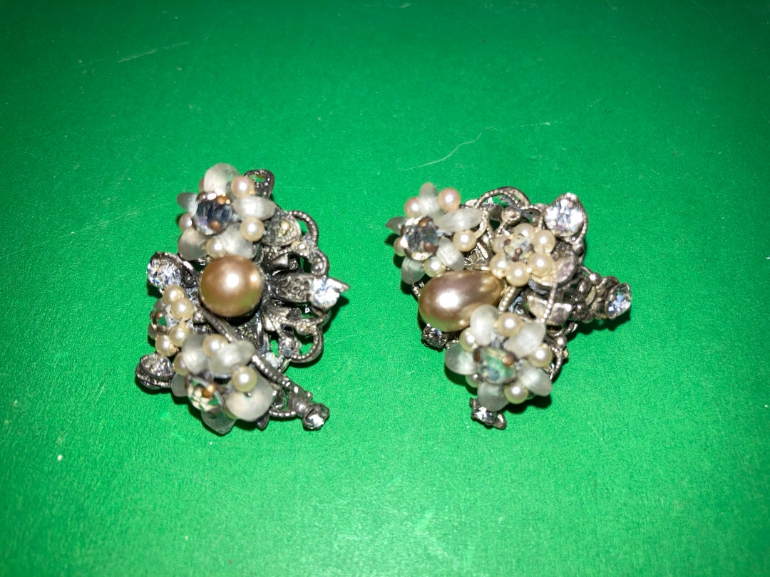 Pair of Vintage Robert Earrings Original Robert Earrings Clip - Etsy
