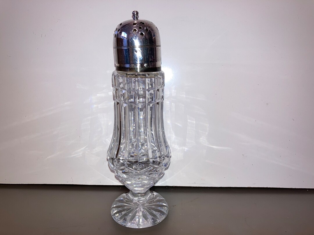 Waterford Sugar Shaker Vintage Waterford Silver Lidded Etsy