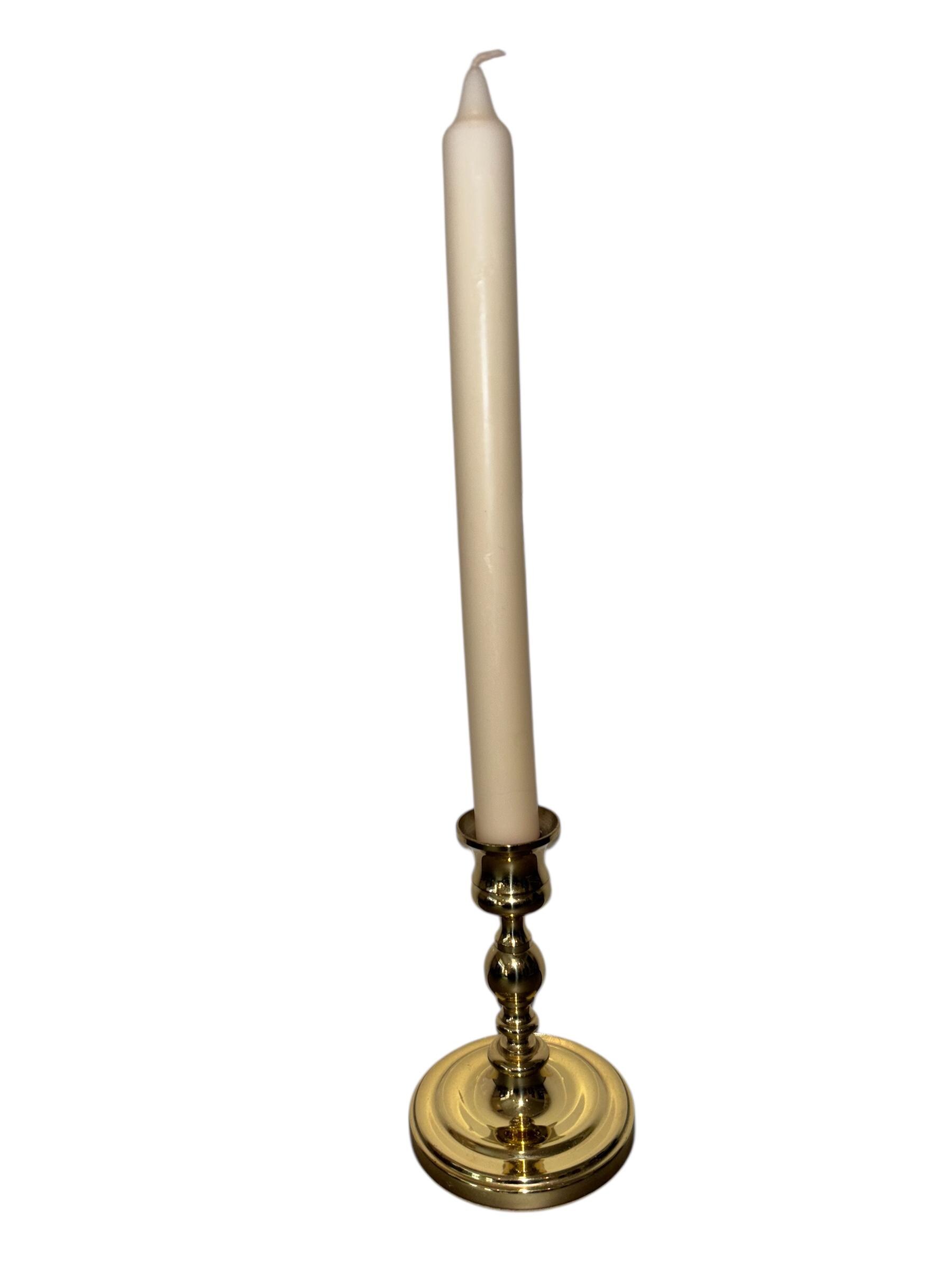 Vintage Baldwin Brass Candlestick, Baldwin Solid Brass Candlestick