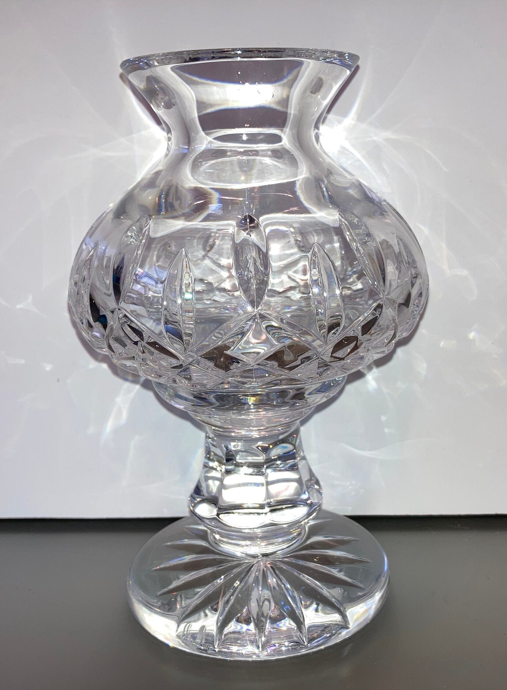 Vintage Waterford Lismore Hurricane Votive Candle Holder Etsy