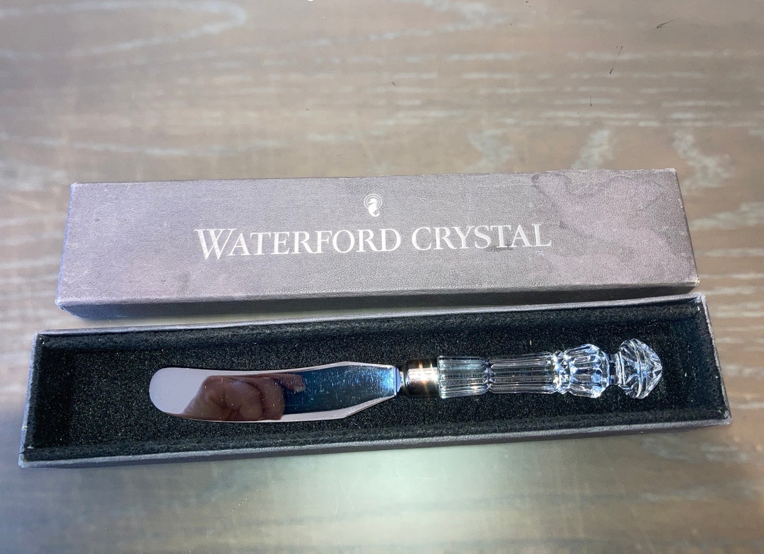 Waterford Lismore Butter Knife, Waterford Crystal Butter Knife, Vintage