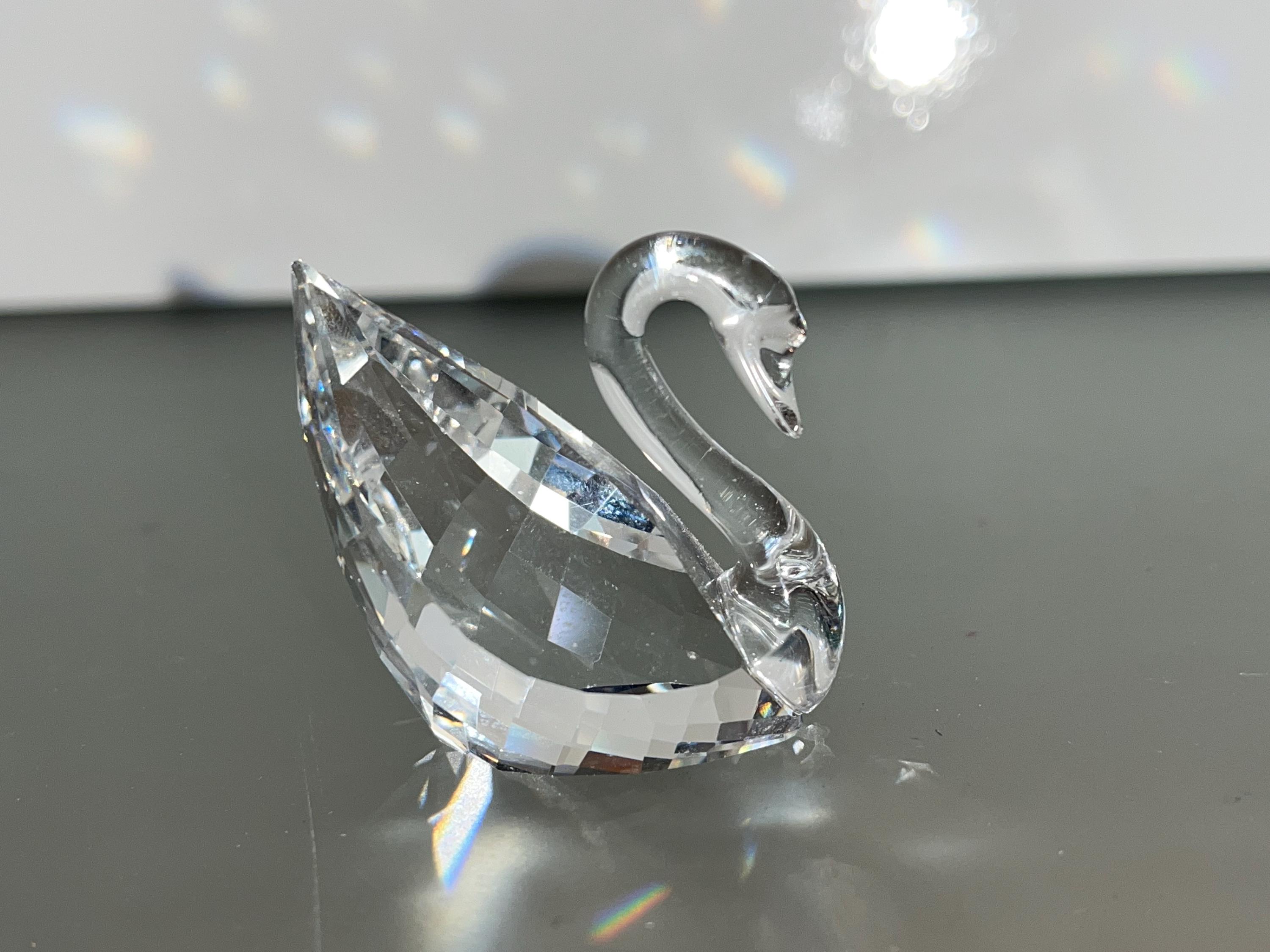 SWAROVSKI フィギュア　スワン Swarovski Centenary Swan Crystal Figurine 1995 100th