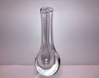 Vintage Sweden Kosta Boda 『Teardrop』 Kosta Boda Teardrop Raindrop drop Vase Signed 47800 Warff