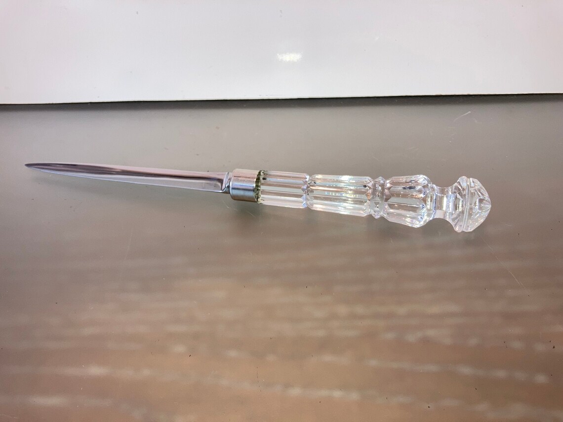 Crystal Letter Opener Crystal Handle Letter Opener 10 Etsy