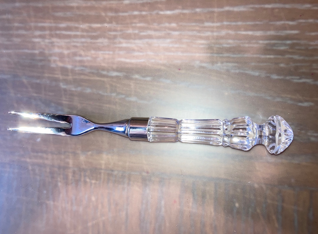 Waterford Lismore Hors D' Oeuvres Fork, Waterford Crystal Hors D