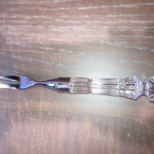 Waterford Lismore Hors D' Oeuvres Fork, Waterford Crystal Hors D' Oeuvres Fork, Vintage Lismore Cocktail Fork, Waterford Cocktail Fork, Mint