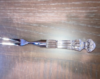 Waterford Lismore Hors D' Oeuvres Fork, Waterford Crystal Hors D' Oeuvres Fork, Vintage Lismore Cocktail Fork, Waterford Cocktail Fork, Mint