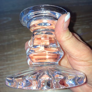 Vintage Waterford Lismore Hurricane Votive Candle Holder, Waterford Lismore Crystal Candle Holder, Waterford Lismore 7 1/2" Hurricane Lamp image 9