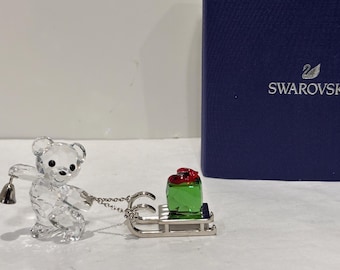Swarovski Good Luck Kris Bear #5675983 - Etsy