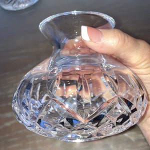 Vintage Waterford Lismore Hurricane Votive Candle Holder, Waterford Lismore Crystal Candle Holder, Waterford Lismore 7 1/2" Hurricane Lamp image 4