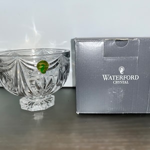 Waterford Footed 5&quot; Bowl, Waterford Variety Bowl, Waterford Candy Dish, Waterford 159851, Waterford Pedestal Bowl, New in Box