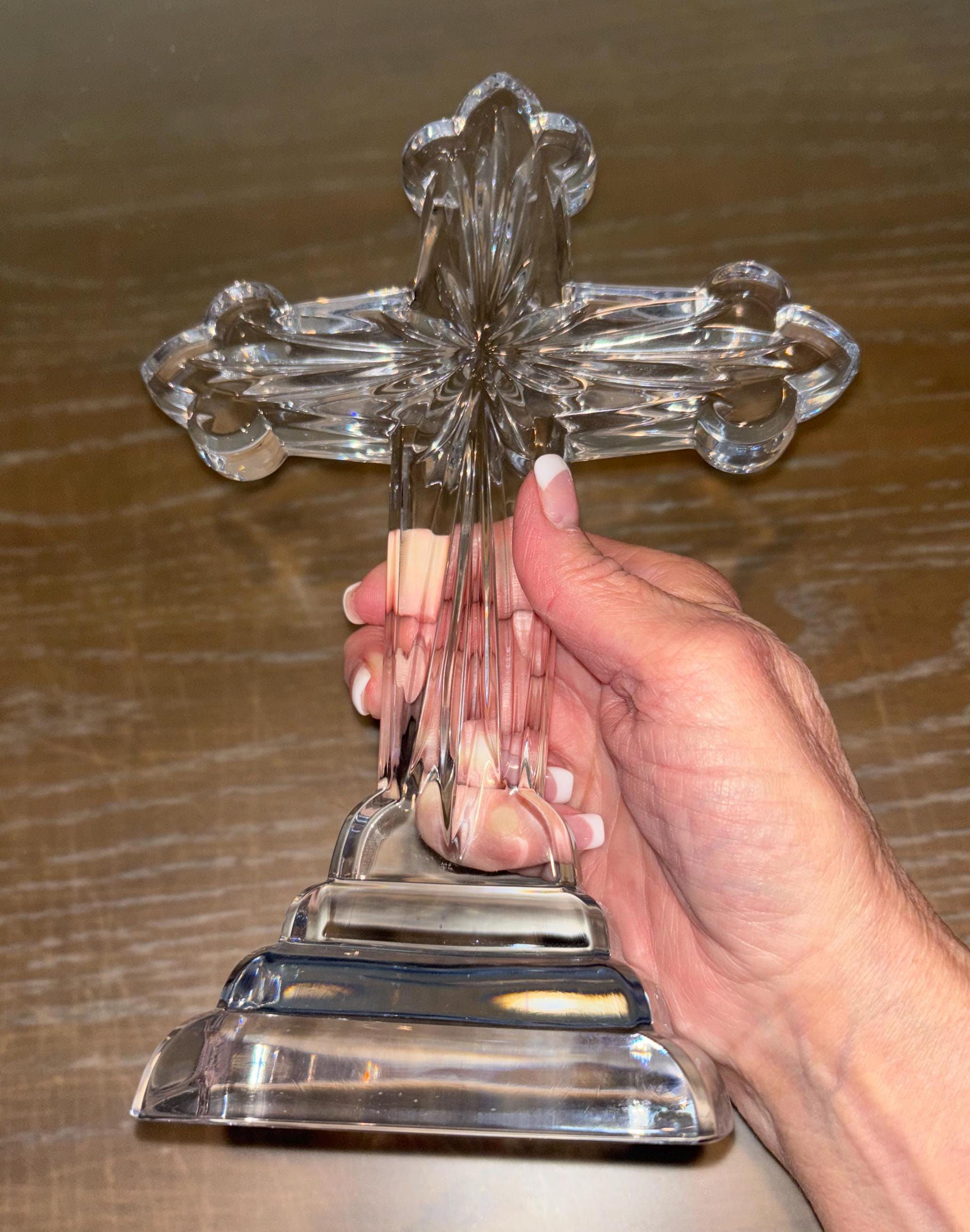 Vintage Waterford Star Cross, Waterford Standing Star Cross
