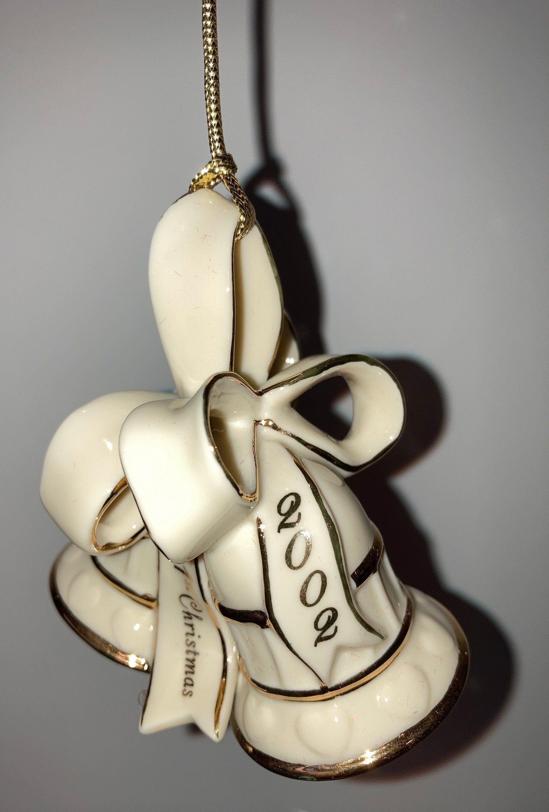 Lenox 2002 Our First Christmas Ornament Lenox Wedding Bell Etsy