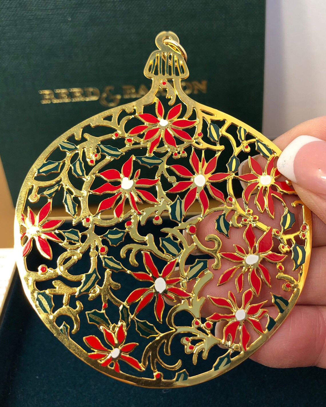 Reed And Barton Christmas Ornaments 