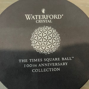 Waterford Crystal 2009 Times Square Ornament, Waterford Lighted Ball Ornament, Waterford 147011, Waterford Joy Ornament, New in box image 7