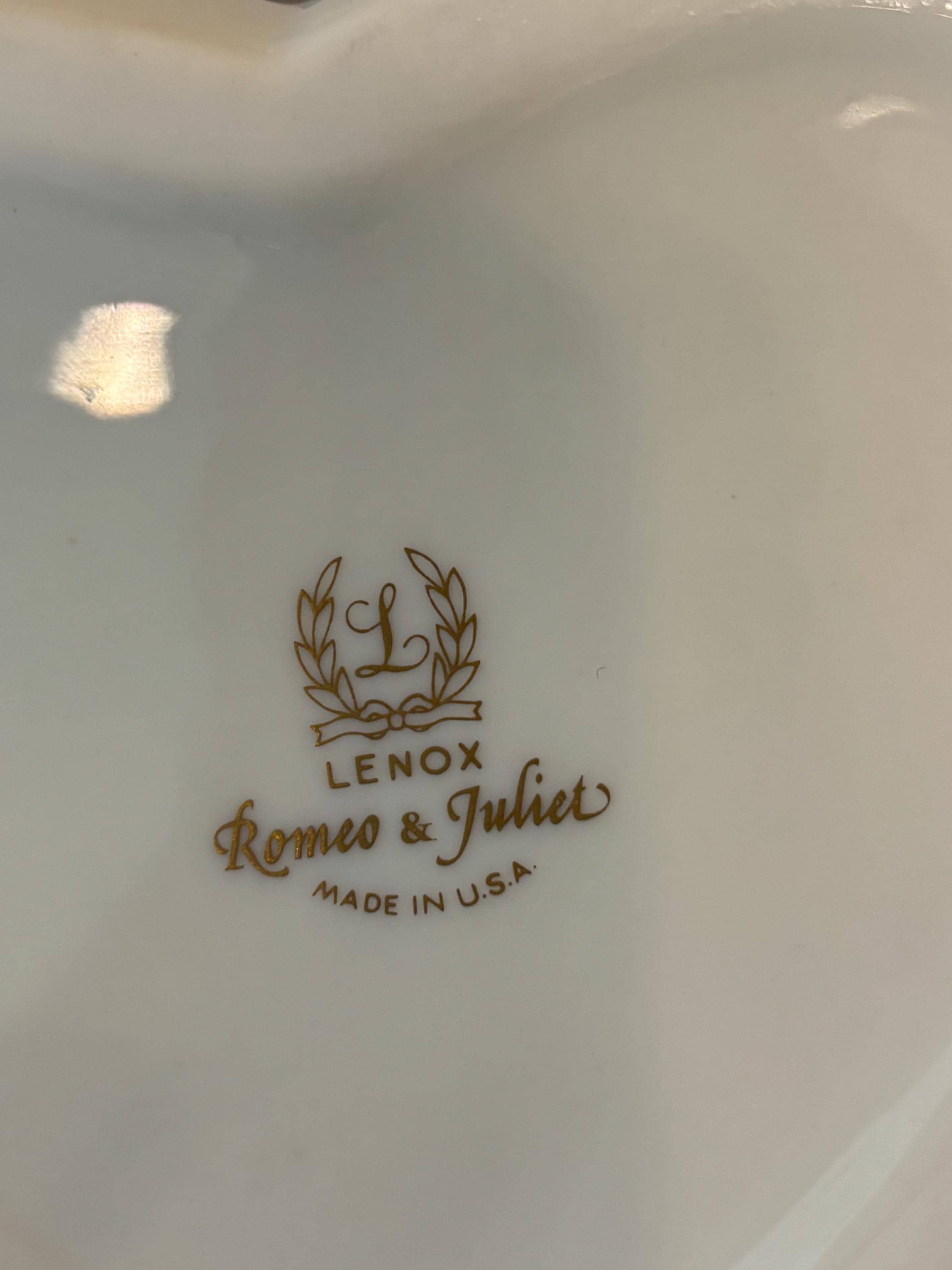 Vintage Lenox Heart Shape Box, Lenox Romeo and Juliet Heart