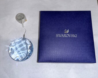 Swarovski Collectors Society 2009 Suncatcher, Swarovski Blue Suncatcher, Swarovski SCS 905545, Swarovski Blue Water Suncatcher, in Box