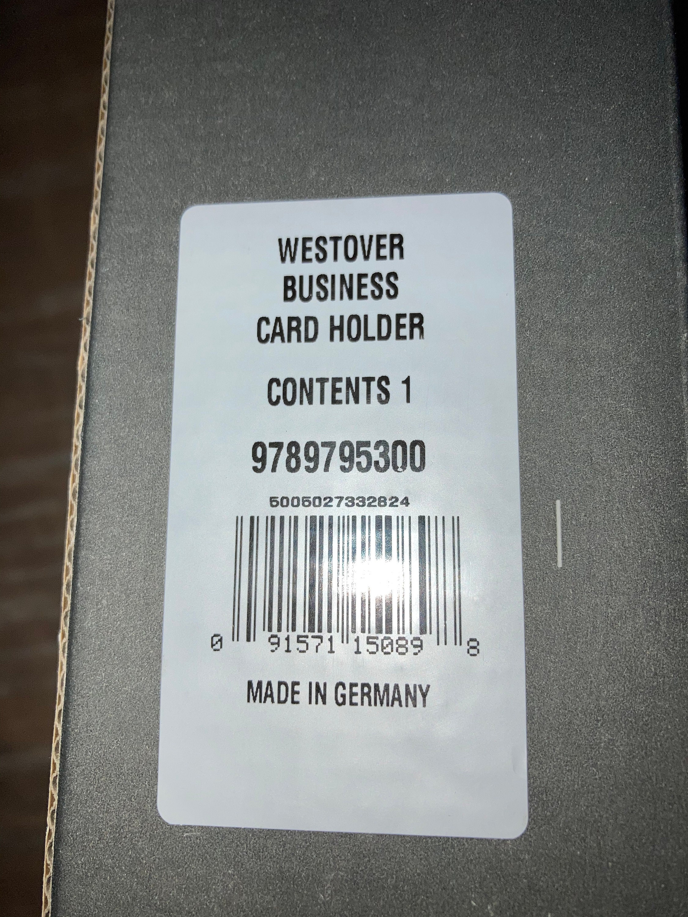 Waterford Crystal Business Card Holder Waterford Westover Etsy