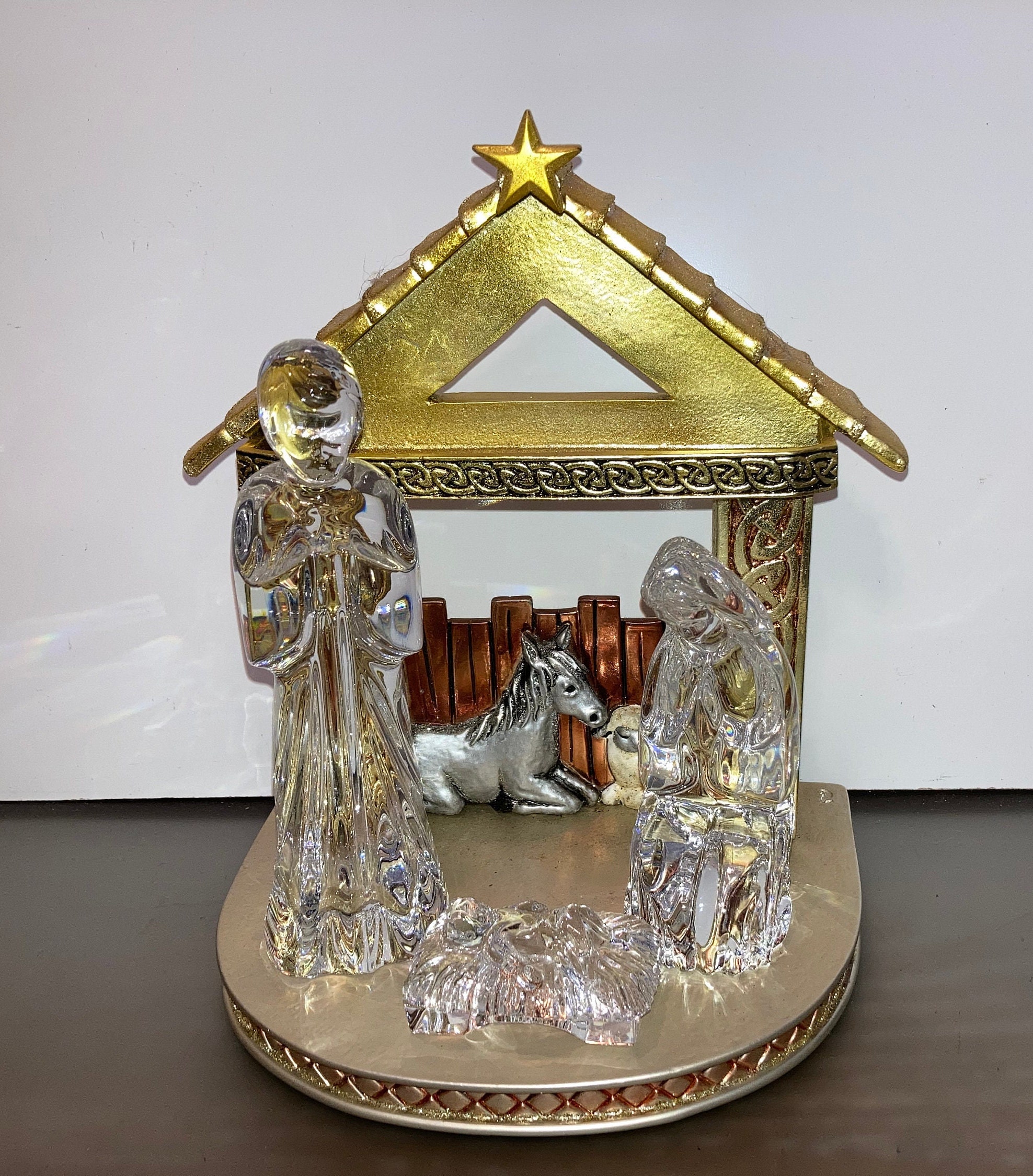 Vintage Waterford Heirloom Nativity Set Waterford Holiday Etsy