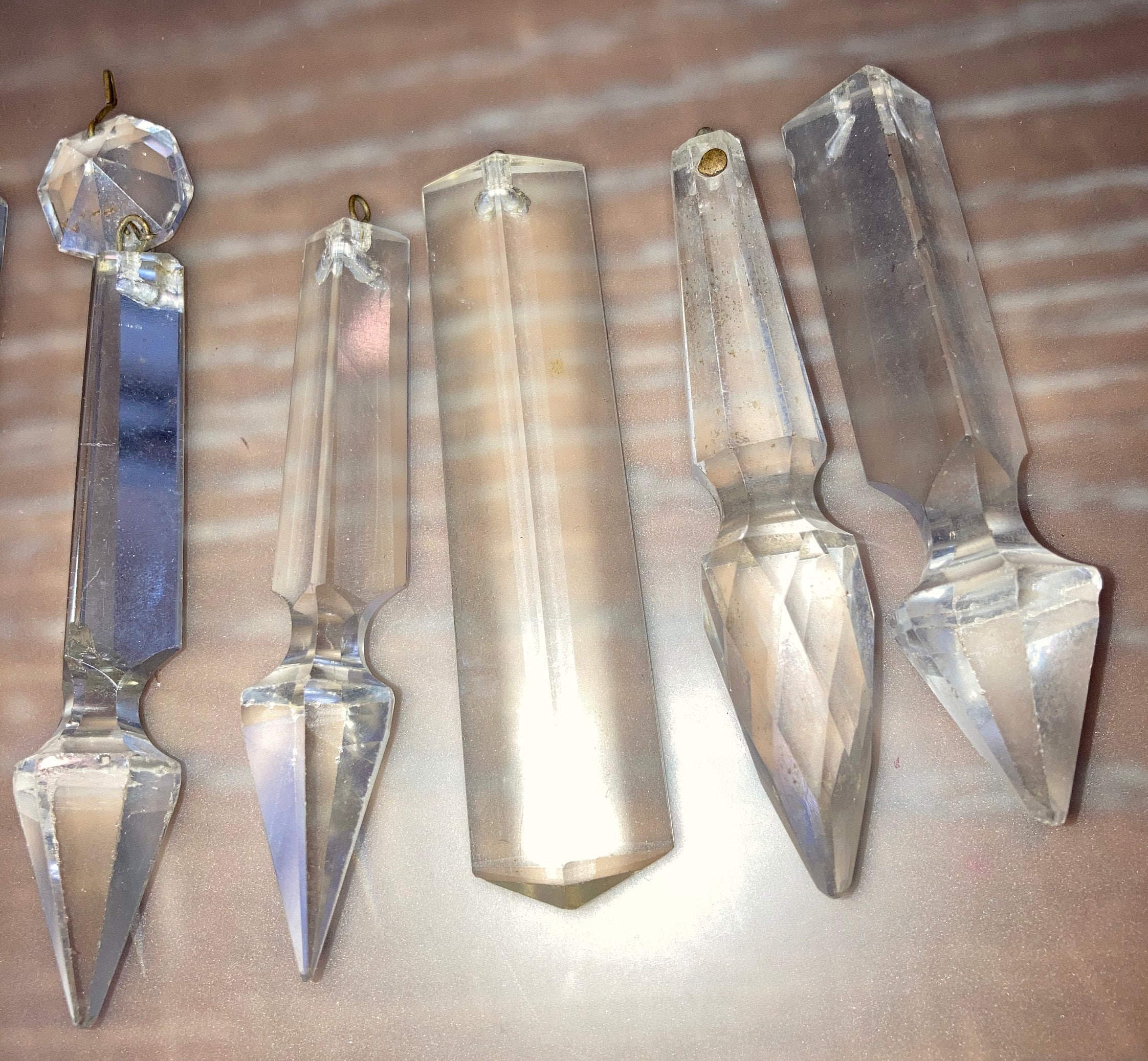 14 pieces of Antique Crystals Antique crystals Lot antique Etsy