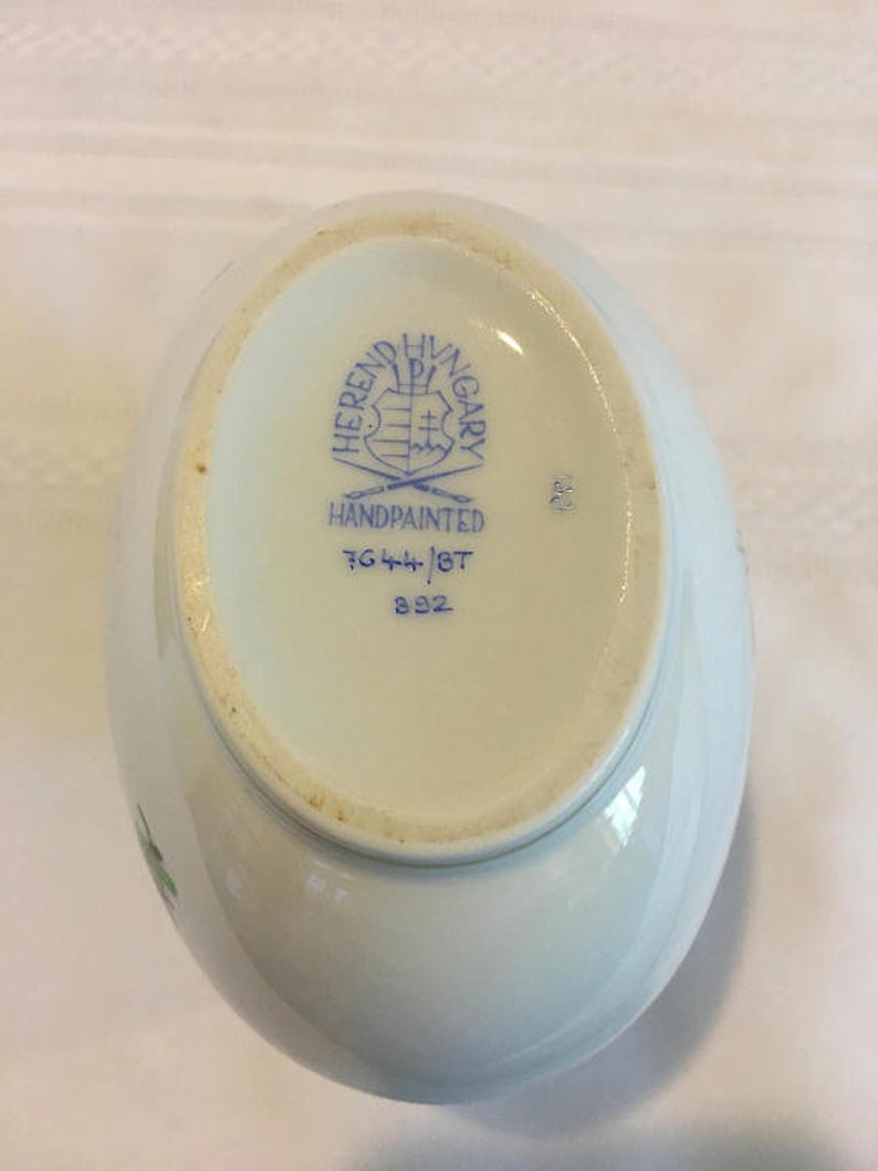 Vintage HEREND Printemp Floral Pattern Printemps Vase Rare Etsy Australia