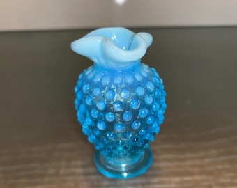 フェントン オパールセント ドット 花瓶 フェントン オパールセント