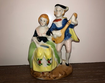 Vintage 1940's Made in Occupied Japan Colonial Couple, Japanese