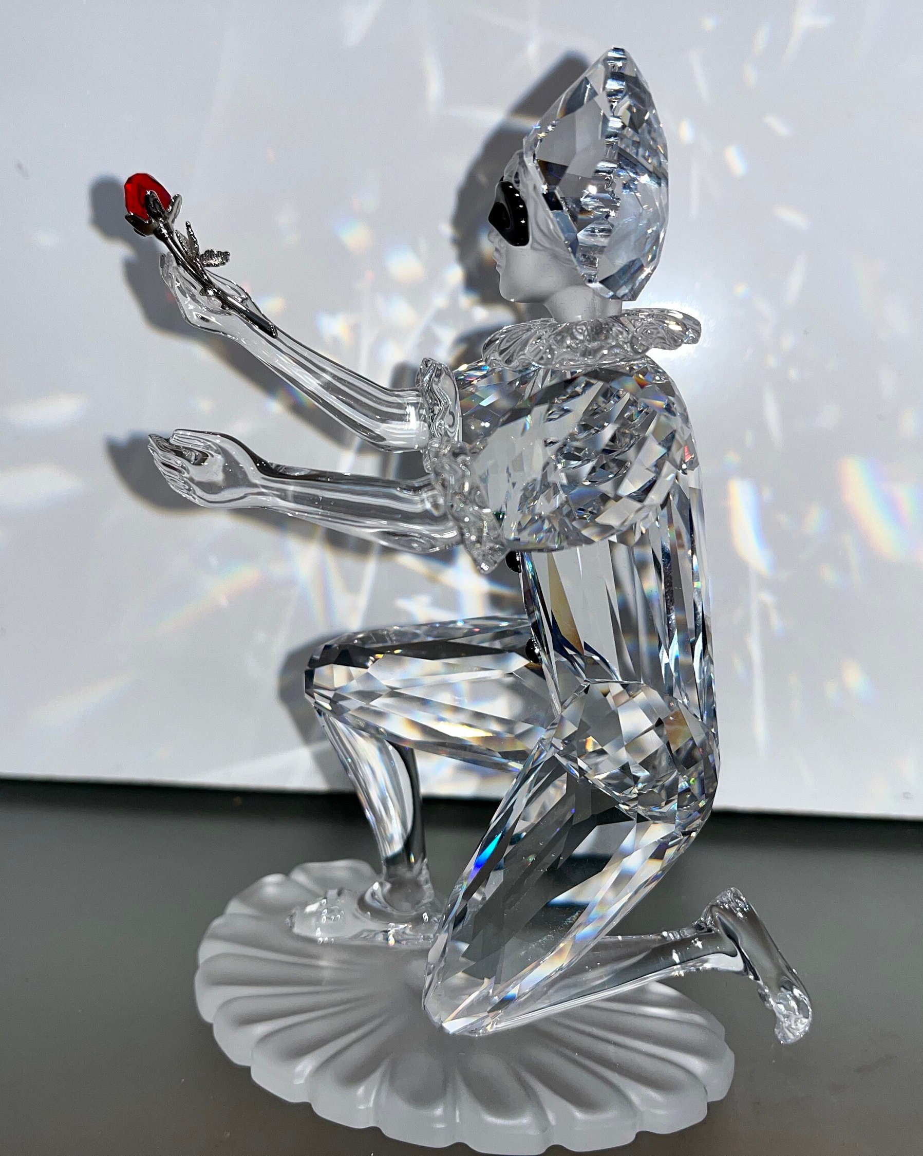 Swarovski Masquerade Harlequin Figure, Swarovski Harlequin Crystal