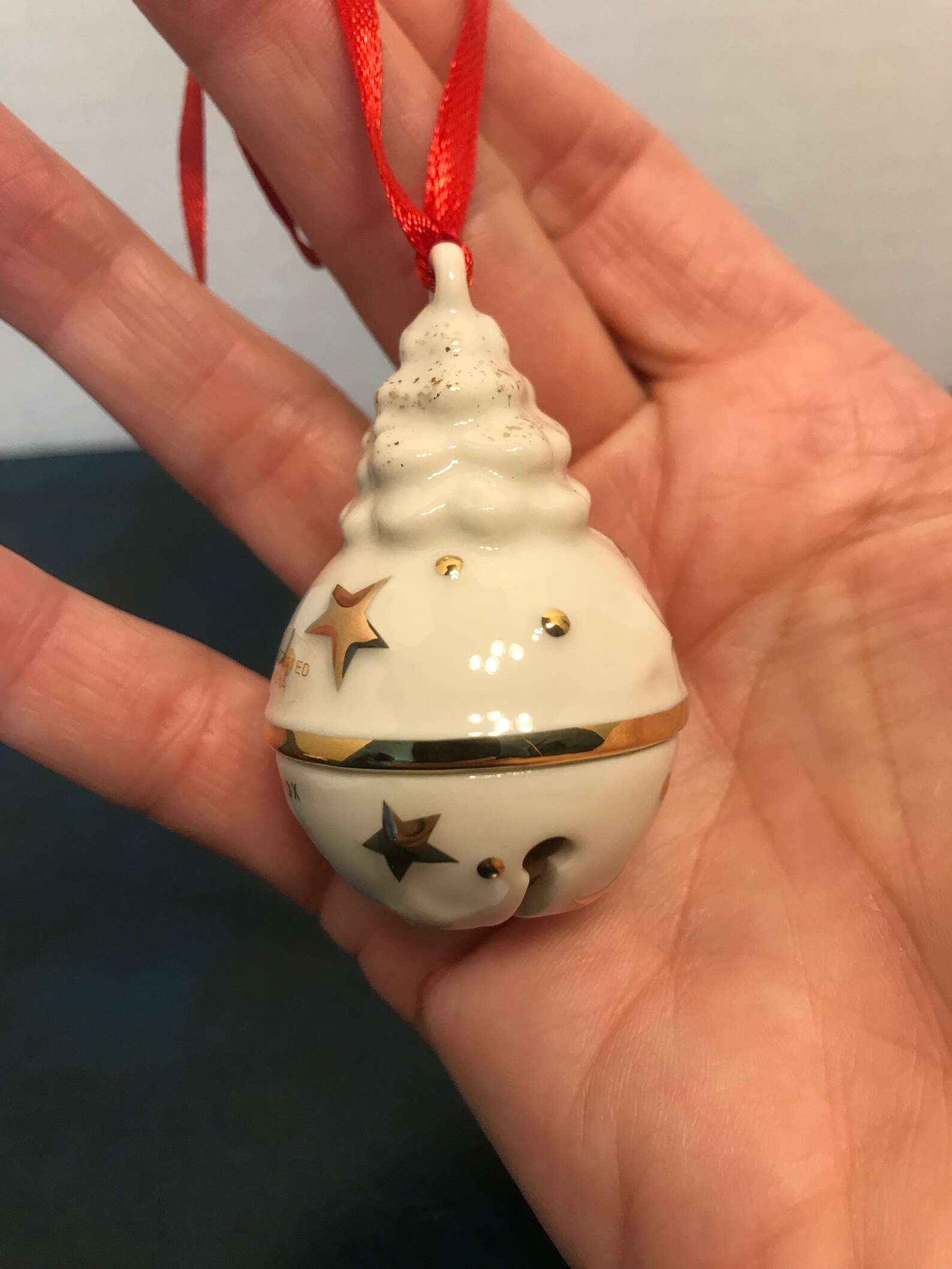 Vintage Lenox Tree Bell Christmas Ornament Collectible Lenox Etsy