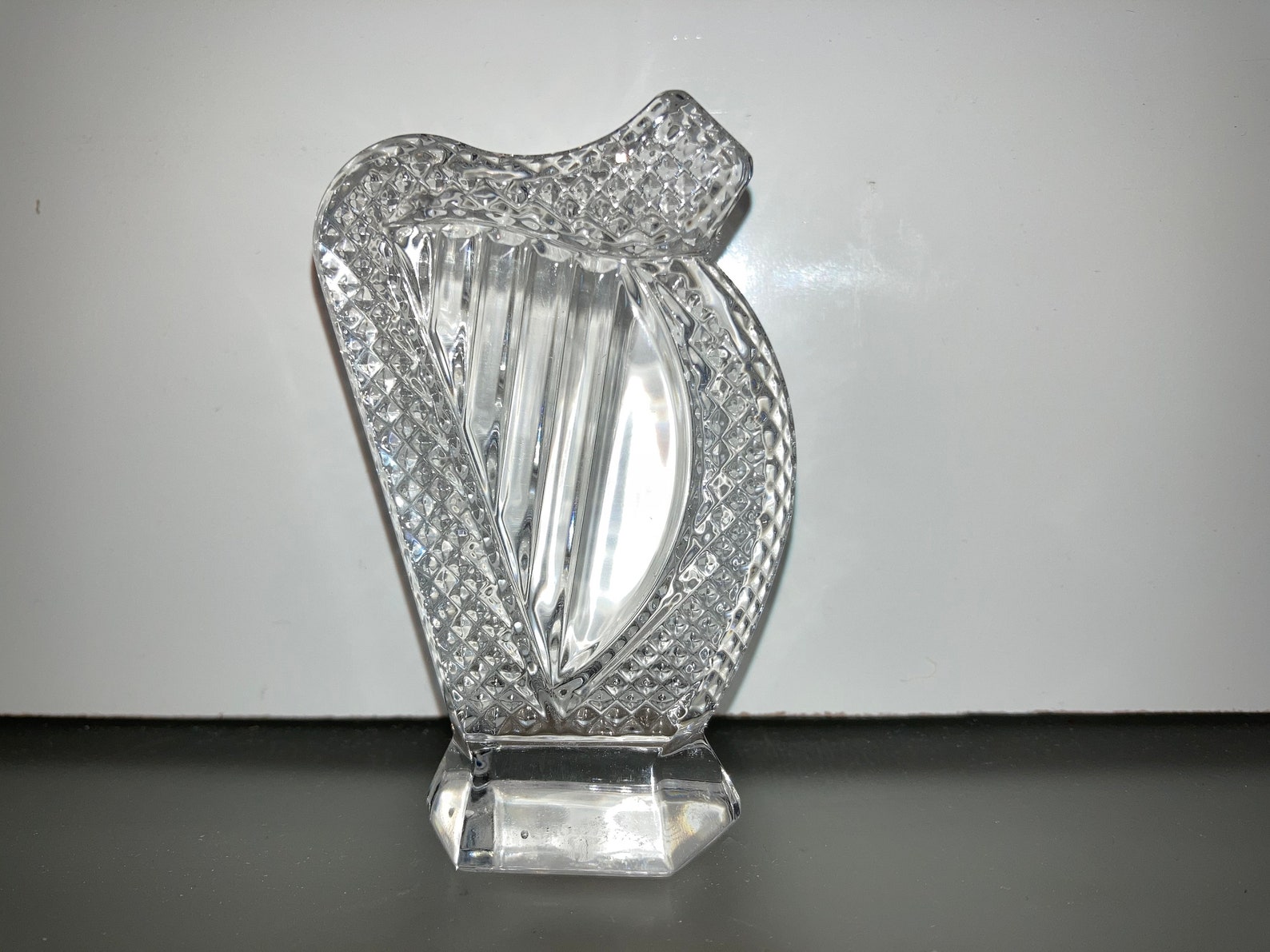 Waterford Crystal Harp Waterford Lead Crystal Harp Figure Etsy