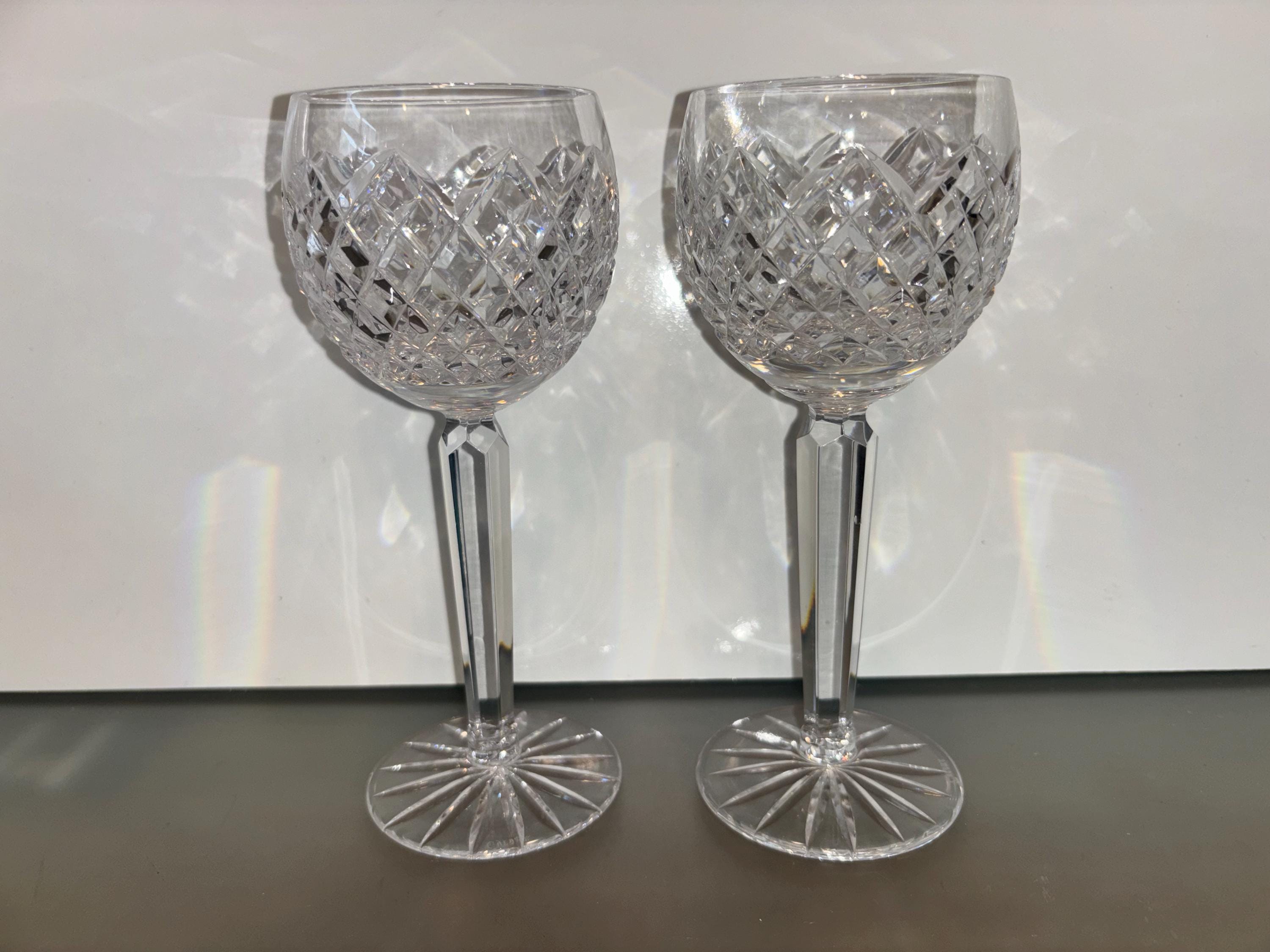 Tyrone Crystal Wine Glass - Etsy