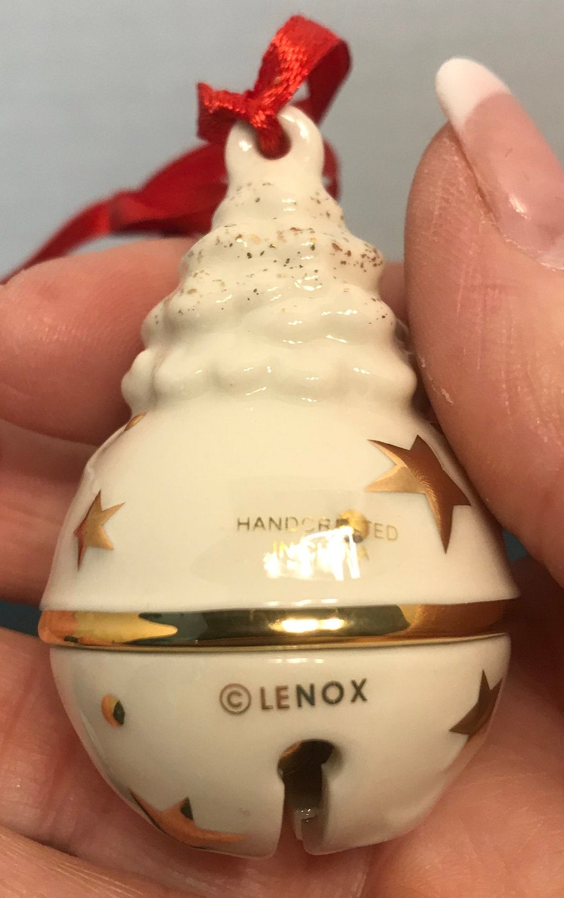 Vintage Lenox Tree Bell Christmas Ornament Collectible Lenox Etsy