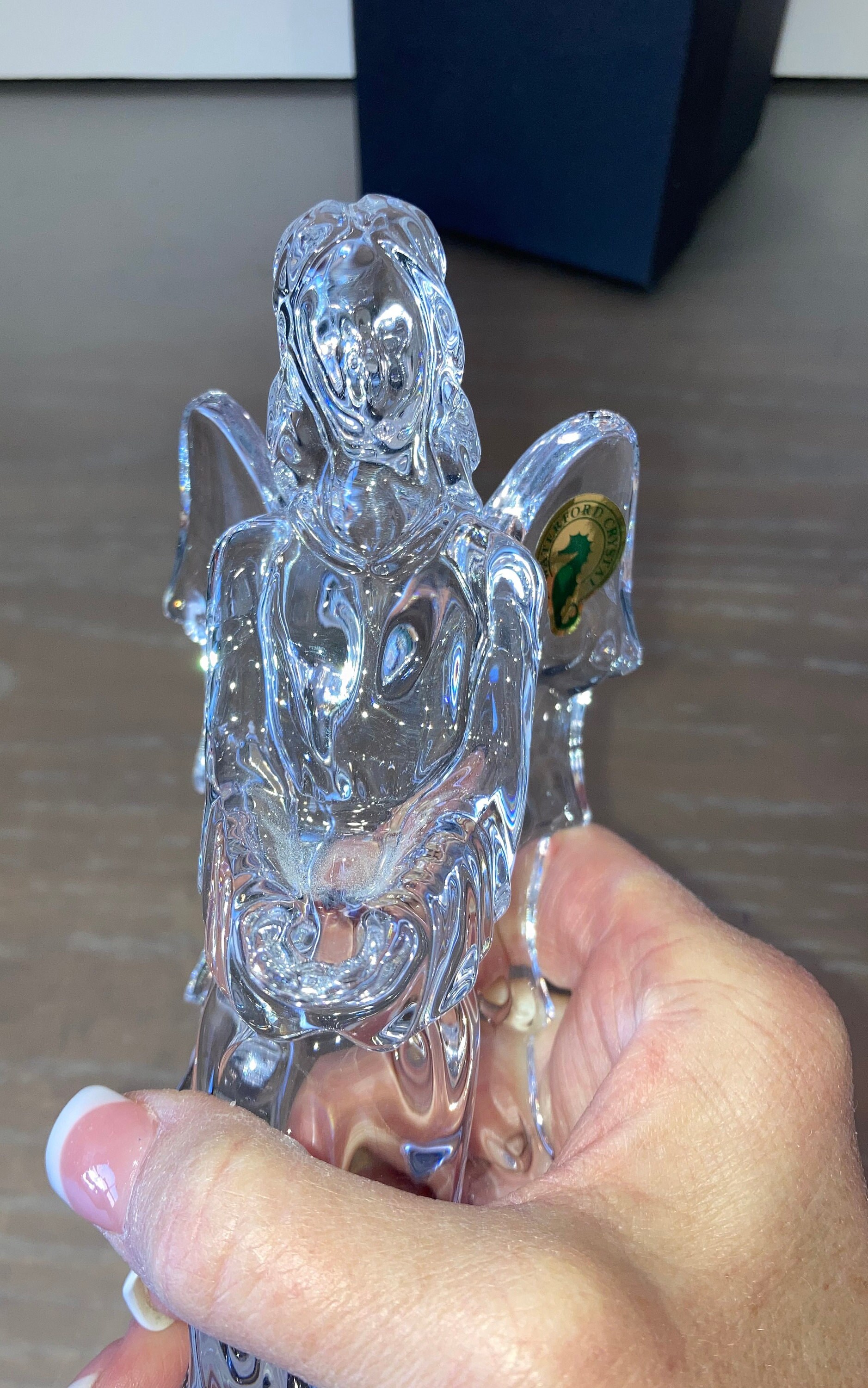 Waterford Crystal Angel of Hope, Signed Waterford Angel Figure  Waterford Crystal Spirituality Angel Of Hope Figurine NEW IN BOX main image 0