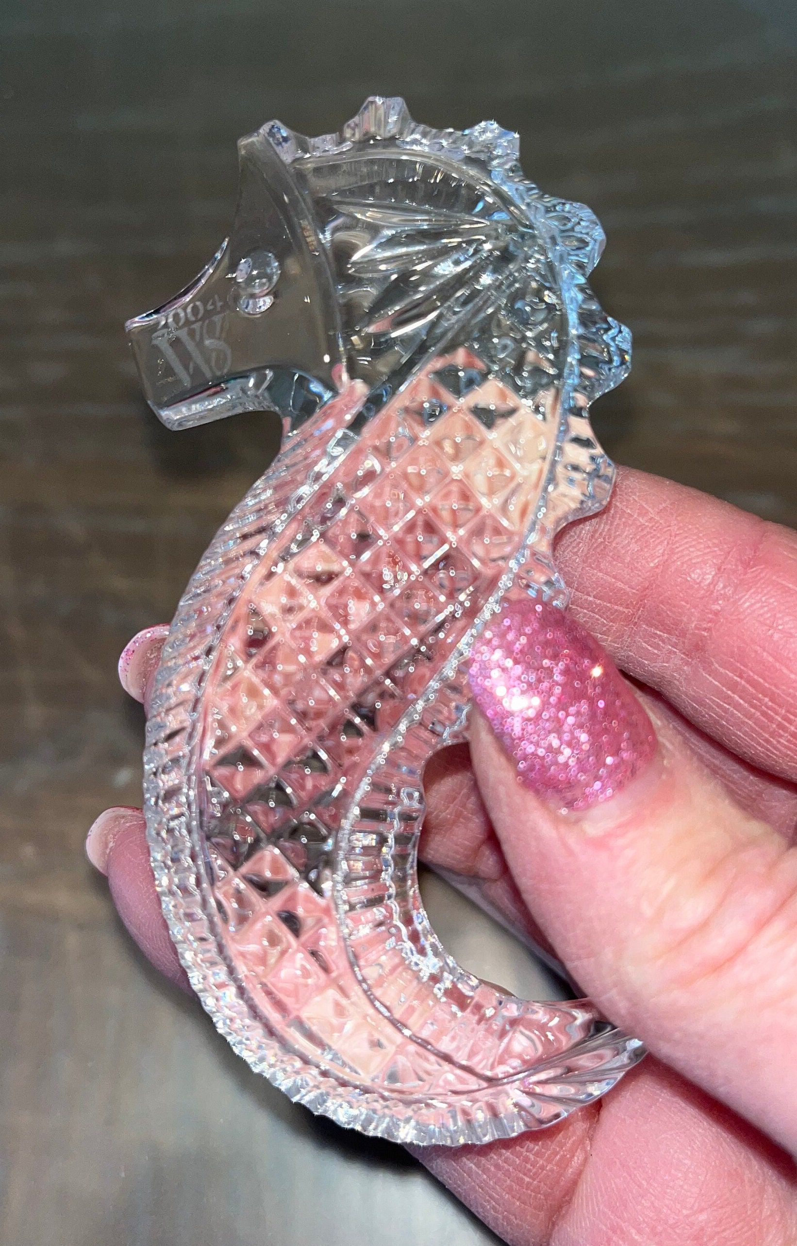 Waterford Society 2004 Seahorse, Waterford Seahorse Paper Weight