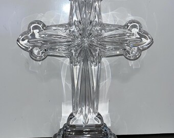 Vintage Waterford Star Cross, Waterford Standing Star Cross