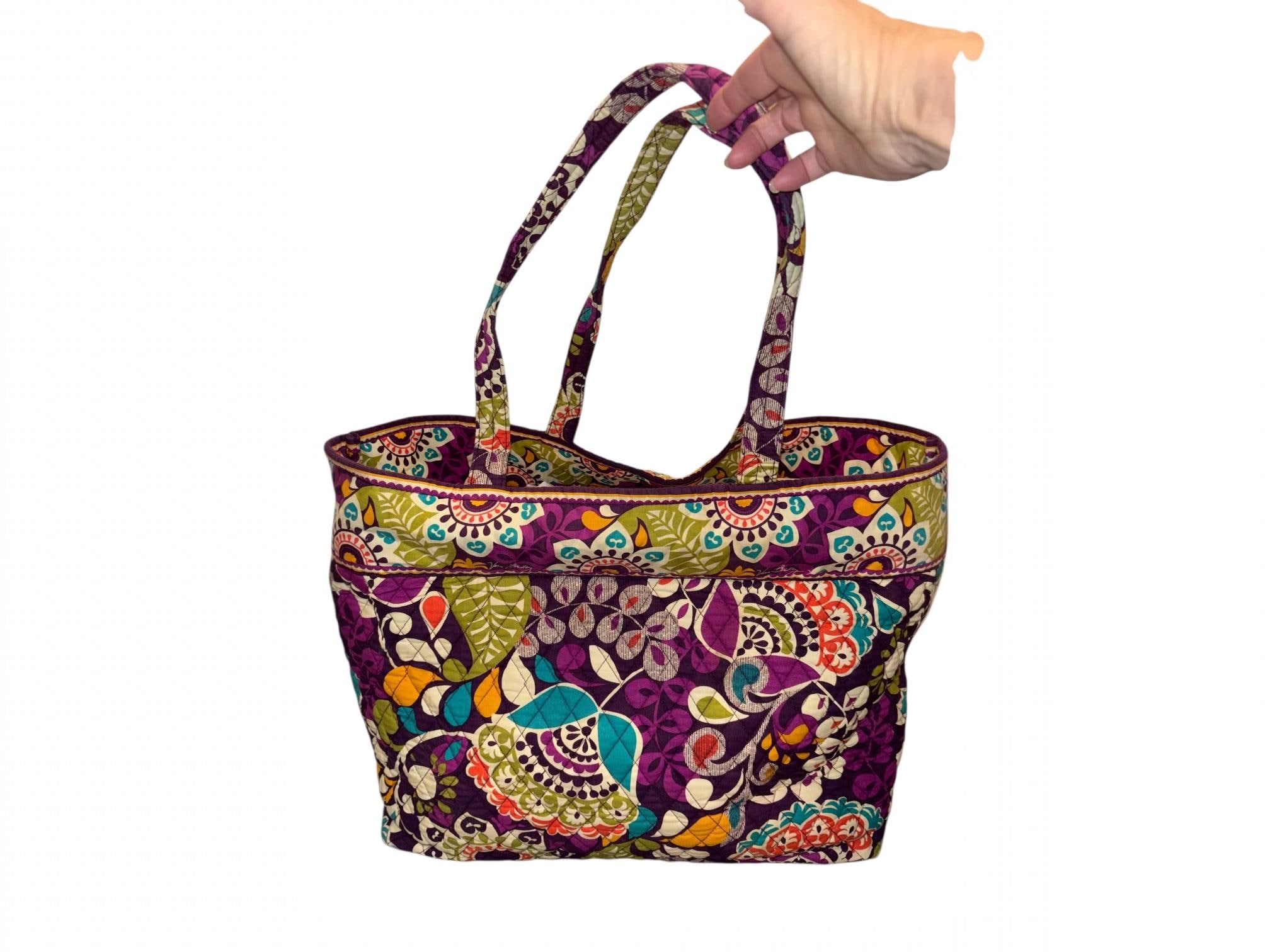 Vera Bradley Quilted Large Duffle Bag, Vera Bradley Plum 