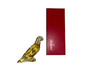 工芸品 baccarat bird honey Baccarat Red Love Birds Saint Valentin Doves Figurine Paperweight