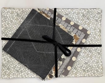 Placemat and napkin set of 4