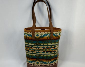 Handmade Northwest Inspired Tote Bag