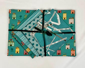 Placemat and napkin set of 4
