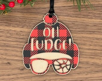 Oh Fudge Christmas Ornament
