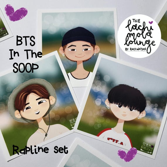 BTS Taehyung Art Print, in the Soop Portrait, Kpop Illustration - Etsy