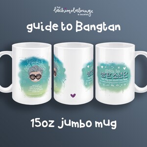 Taza gigante de 15 oz con la guía de Bangtan Namjoon, regalo de BTS ARMY