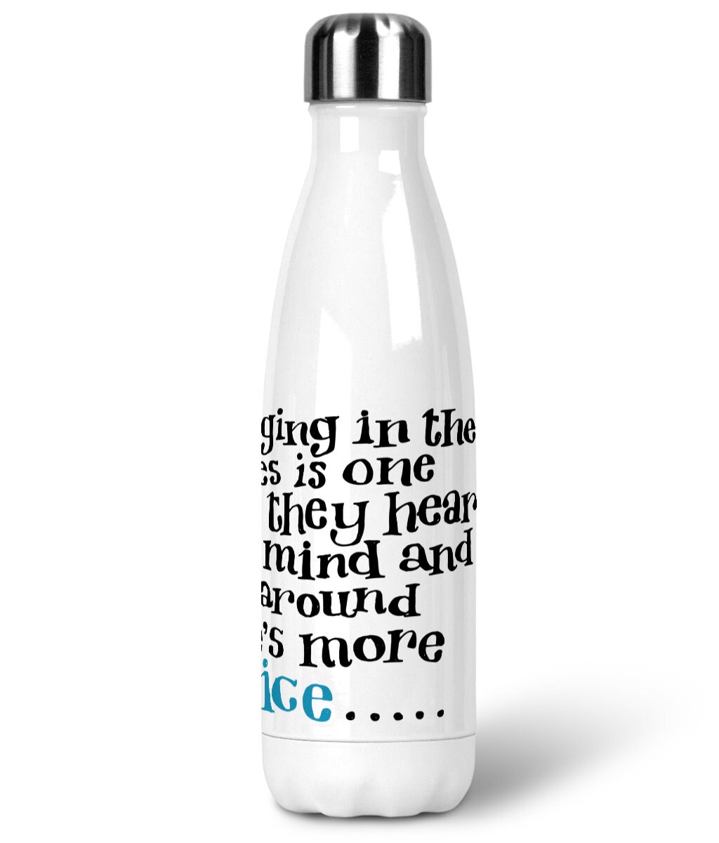 500ml Water Bottle One Voice Lyrics Etsy UK