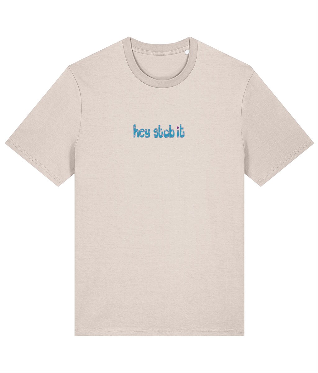 Hey Stob It Organic Cotton T-shirt, Jin BTS Fan Gift - Etsy