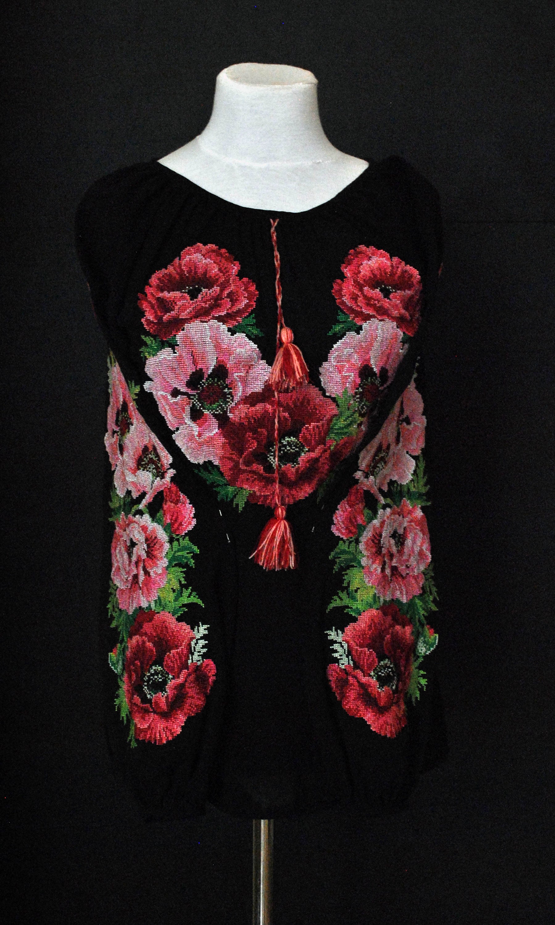 Beautiful Black Floral Embroidered 