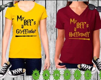 Harry Potter Funny Shirts - Griffindor - Hufflepuff - Bff Shirts