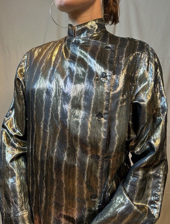 Vintage Saks Fifth Avenue Pant Suit Silk Custom M… - image 5