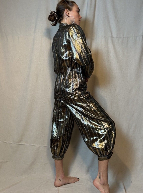 Vintage Saks Fifth Avenue Pant Suit Silk Custom M… - image 7