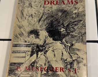 The Secret of Dreams 1960s 1st Ed Vintage Occult Book Catholic Mysticism Jung Dream Interpretation Esoteric Theology Religious Antique Book